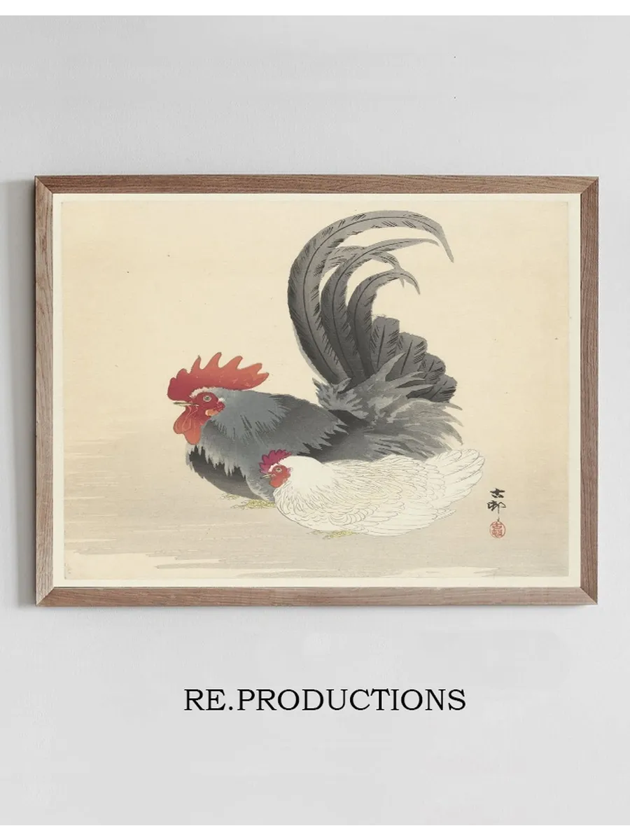 Hen and Rooster