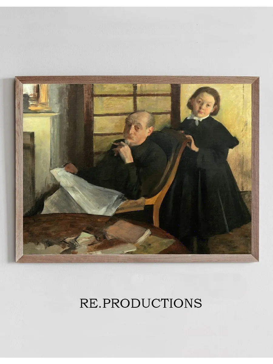 Henri Degas and His Niece Lucie Degas (The Artist's Uncle and Cousin)