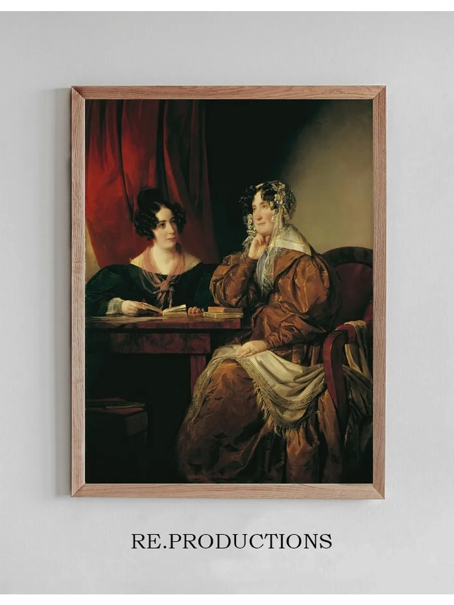 Henriette Baronin Pereira - Arnstein Mit Ihrer Tochter Flora