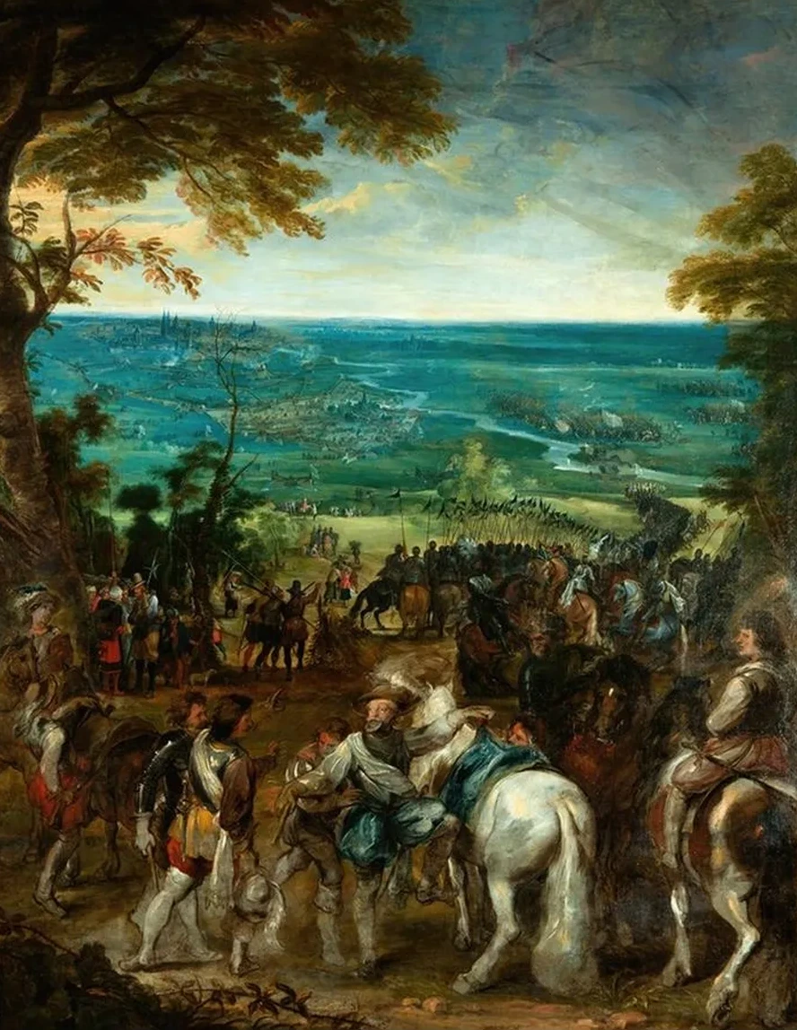 Henry IV of France at the Siege of Amiens in 1597