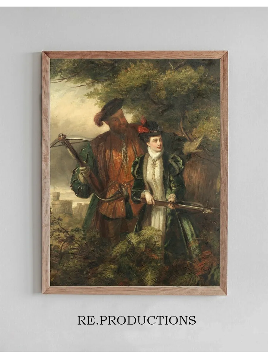 Henry the Eighth and Anne Boleyn Deer - Shooting in Windsor Forest
