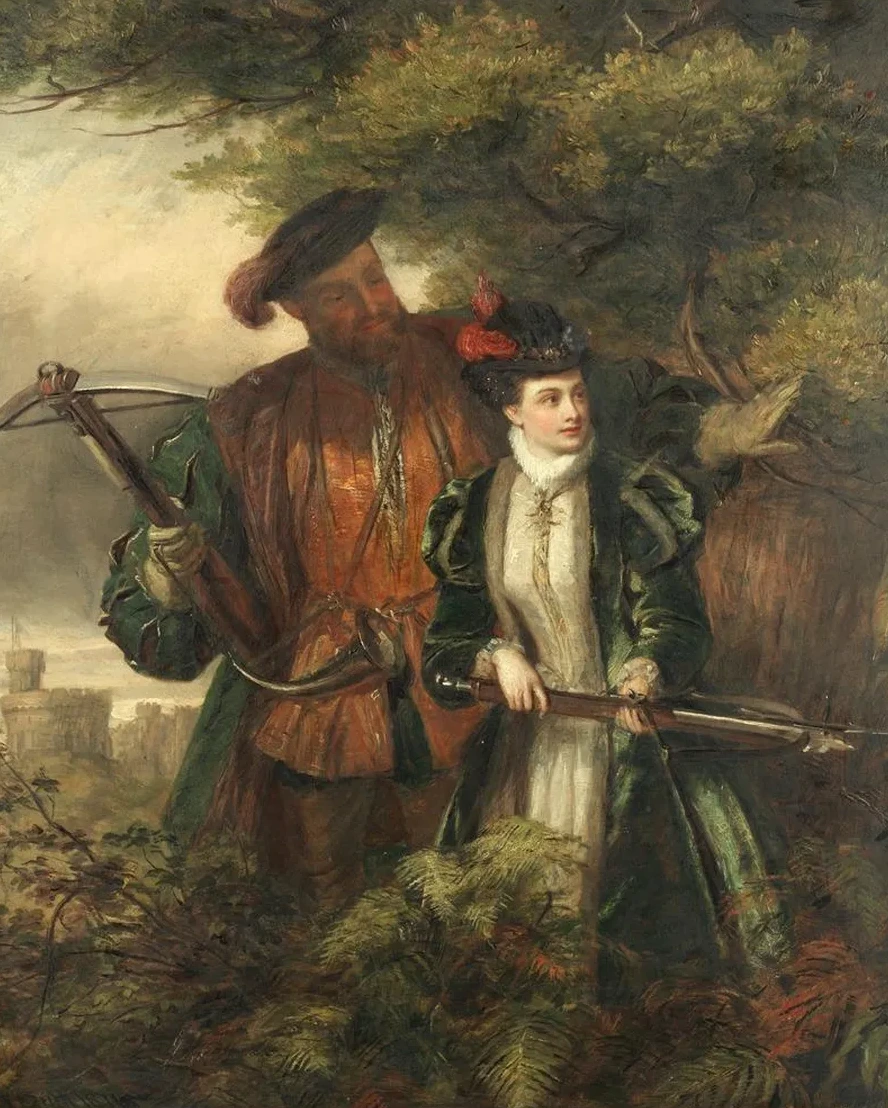 Henry the Eighth and Anne Boleyn Deer - Shooting in Windsor Forest