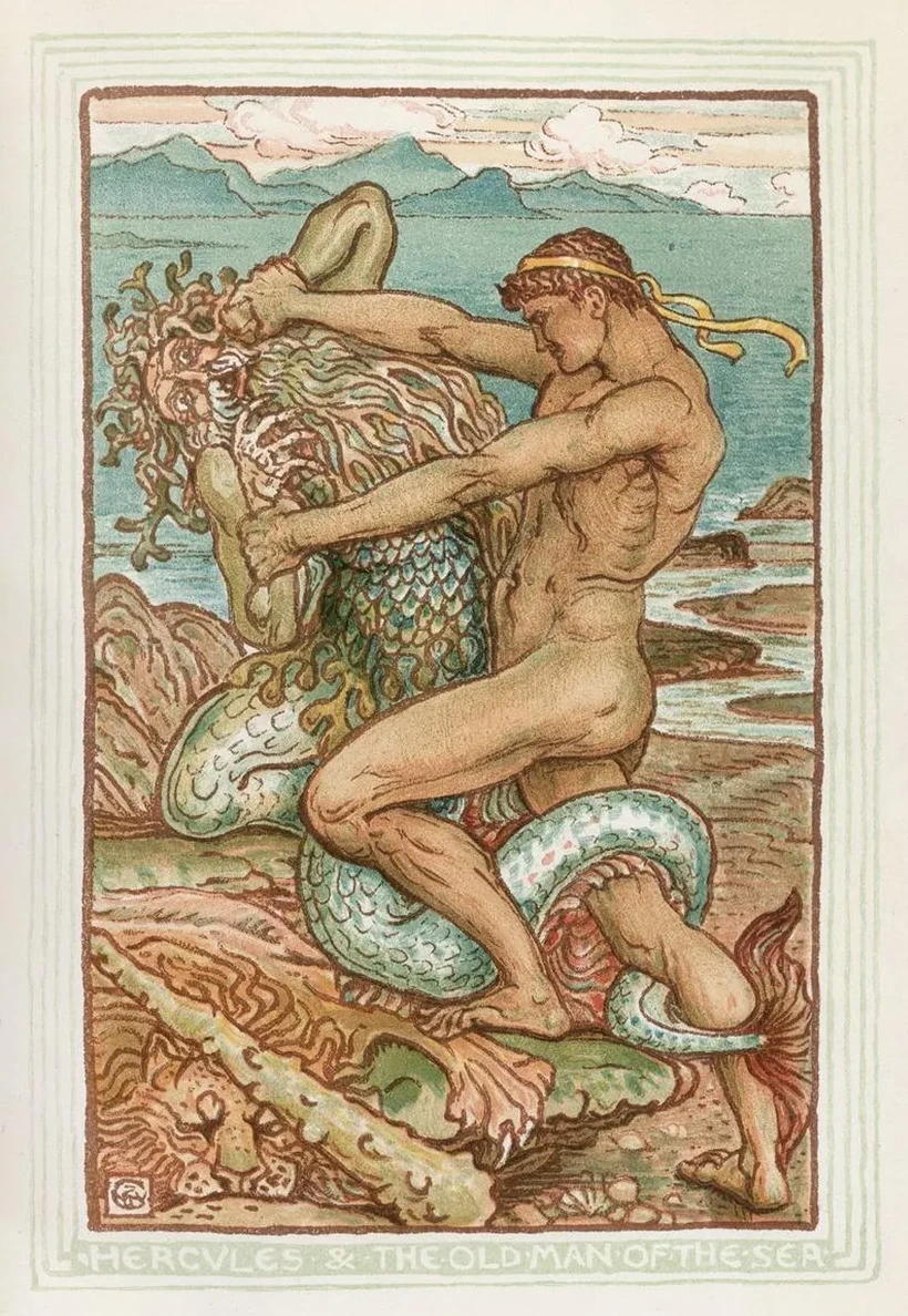 Hercules and the Old Man of the Sea