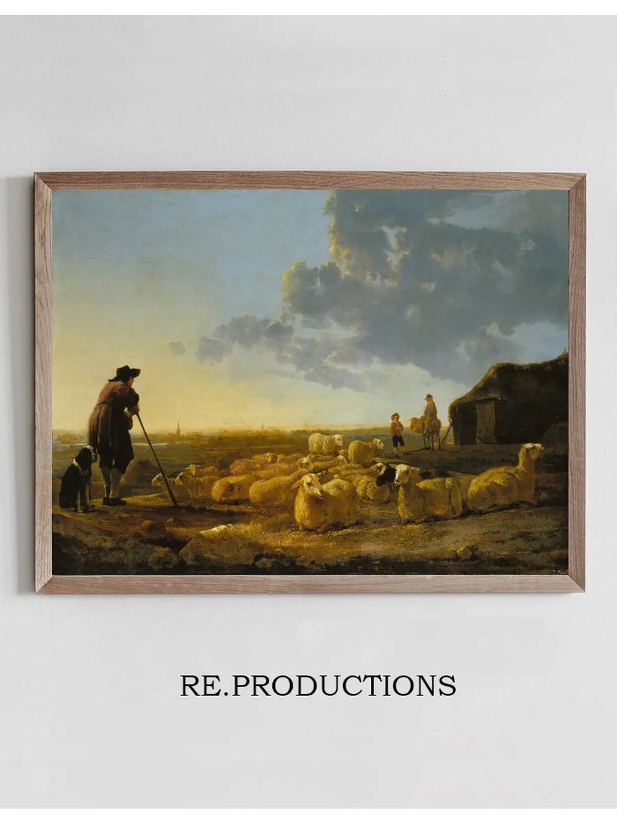 Herd of Sheep at Pasture