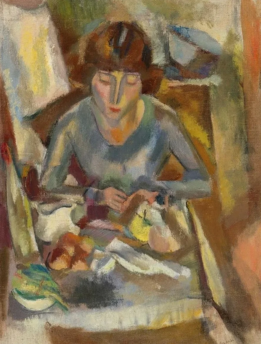 Hermine David Devant La Table