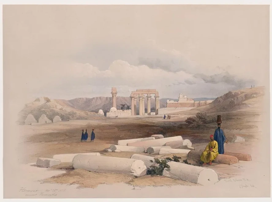 Hermont Armant, Ancient Hirmonthis. Nov. 26th, 1838
