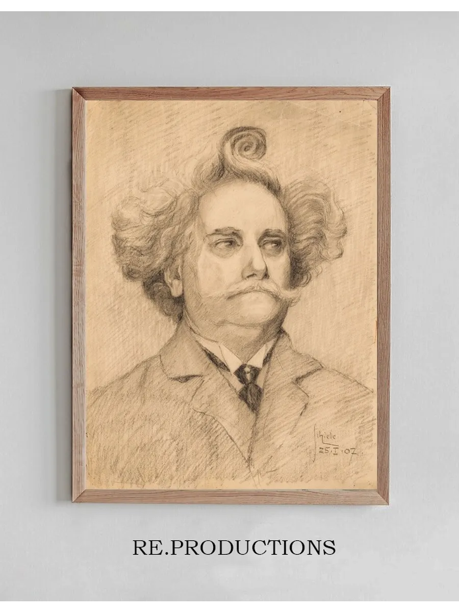 Herrenportr T Mit Haartolle