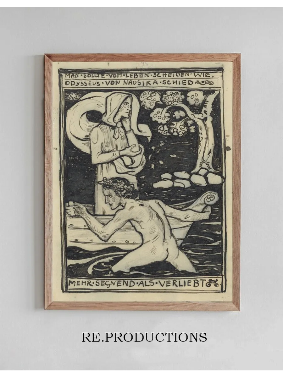 Het Afscheid van Odysseus En Naussika