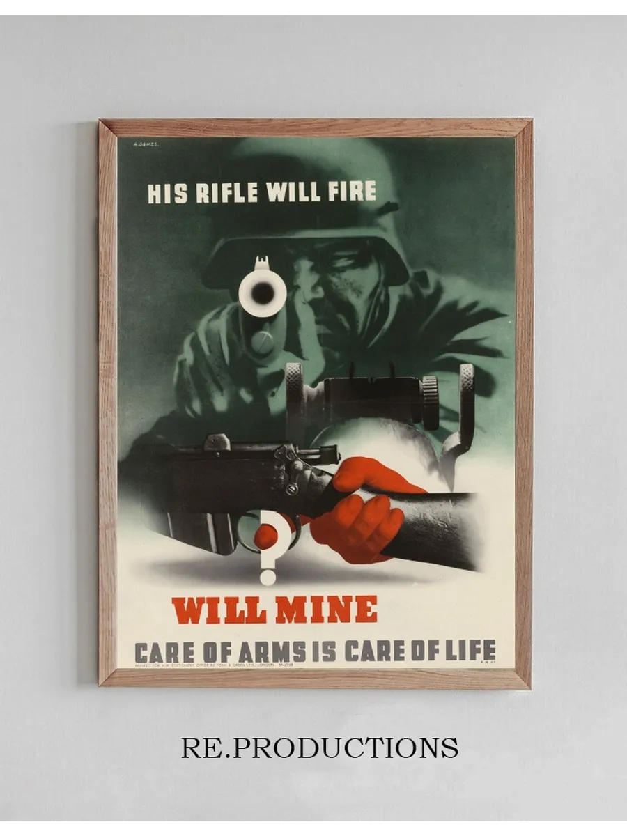 His Rifle Will Fire Will Mine