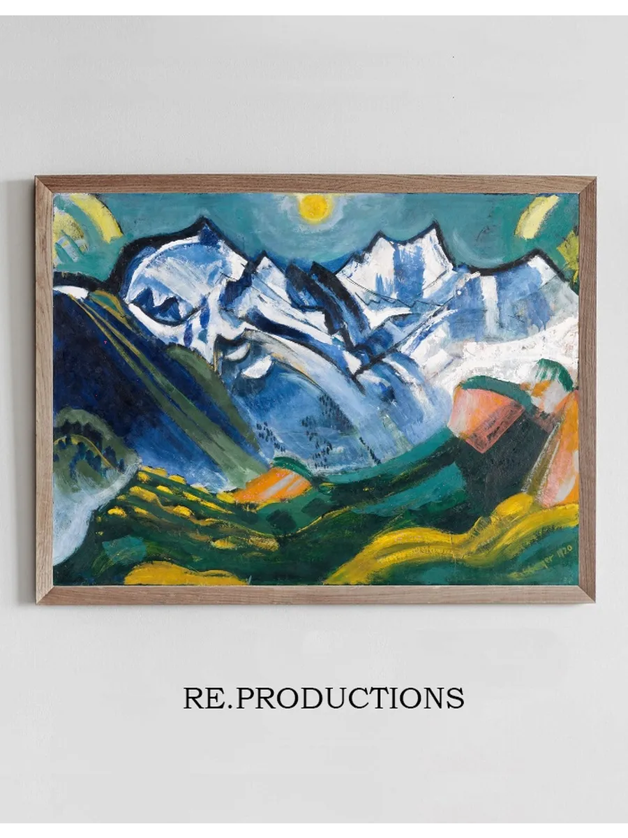 Hochgebirgslandschaft Mit Scheerhorn
