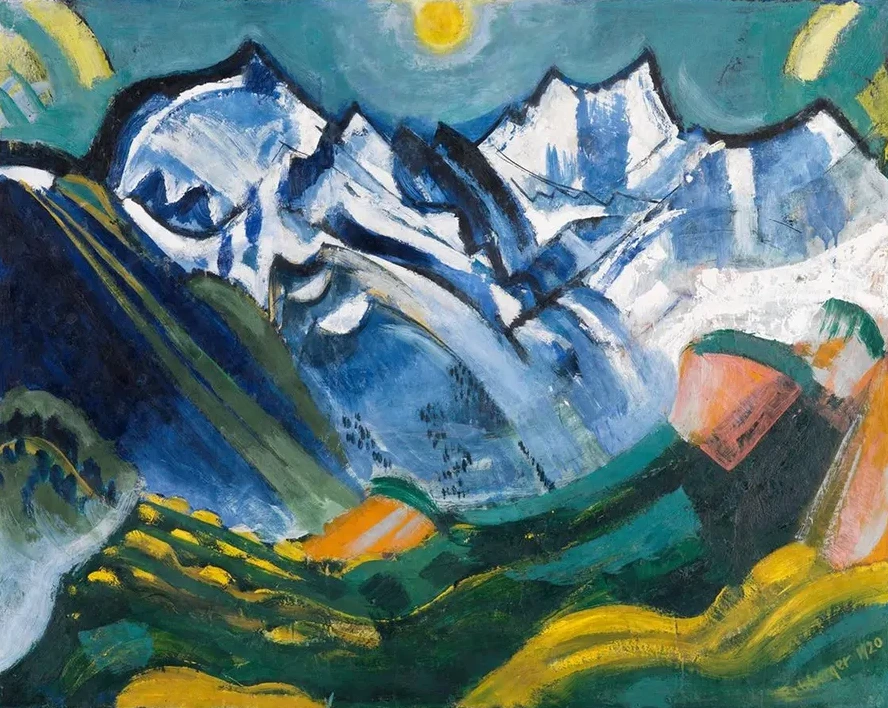 Hochgebirgslandschaft Mit Scheerhorn
