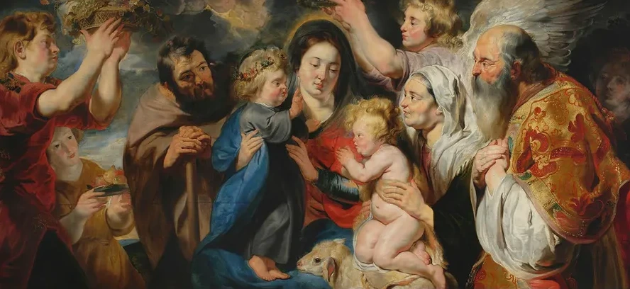 Holy Family Surrounded by Angels