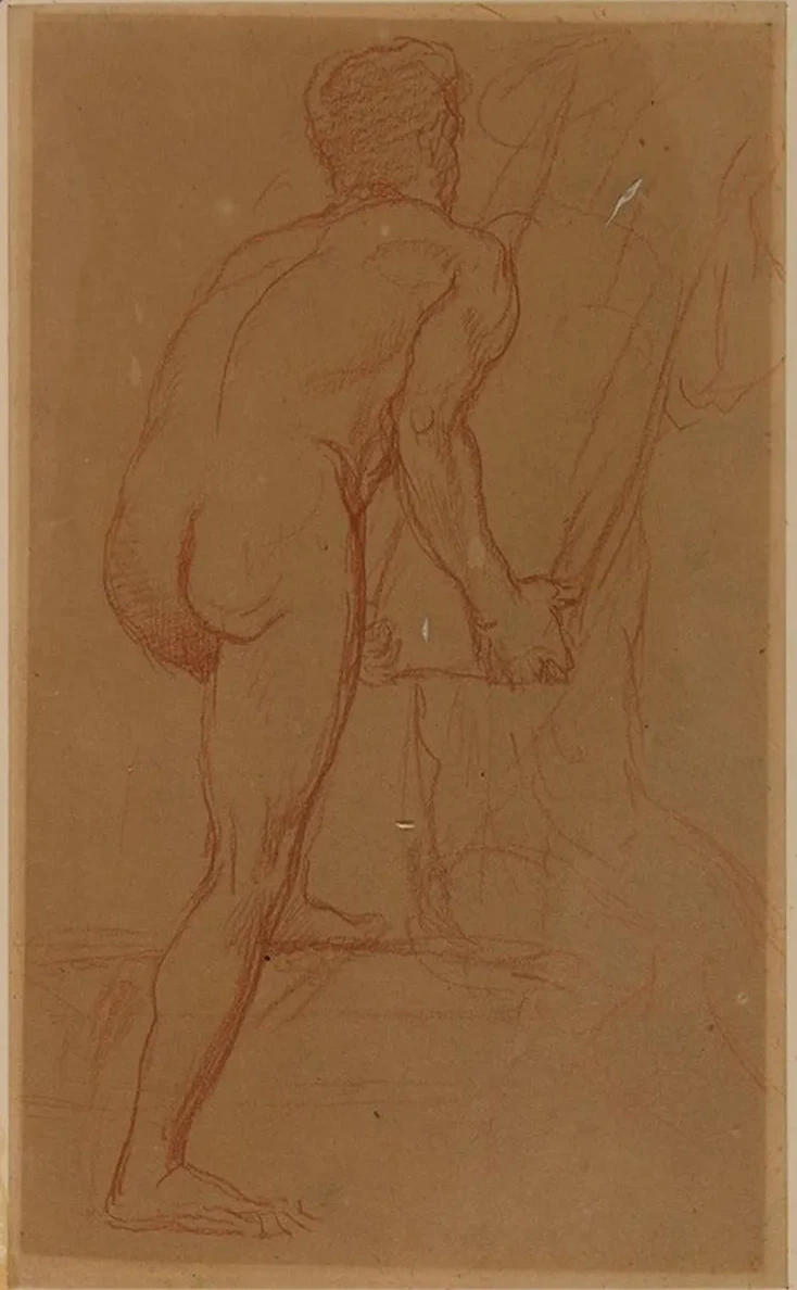 Homme Nu de Dos