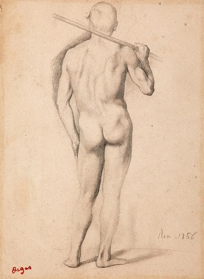 Homme Vu de Dos (tude)