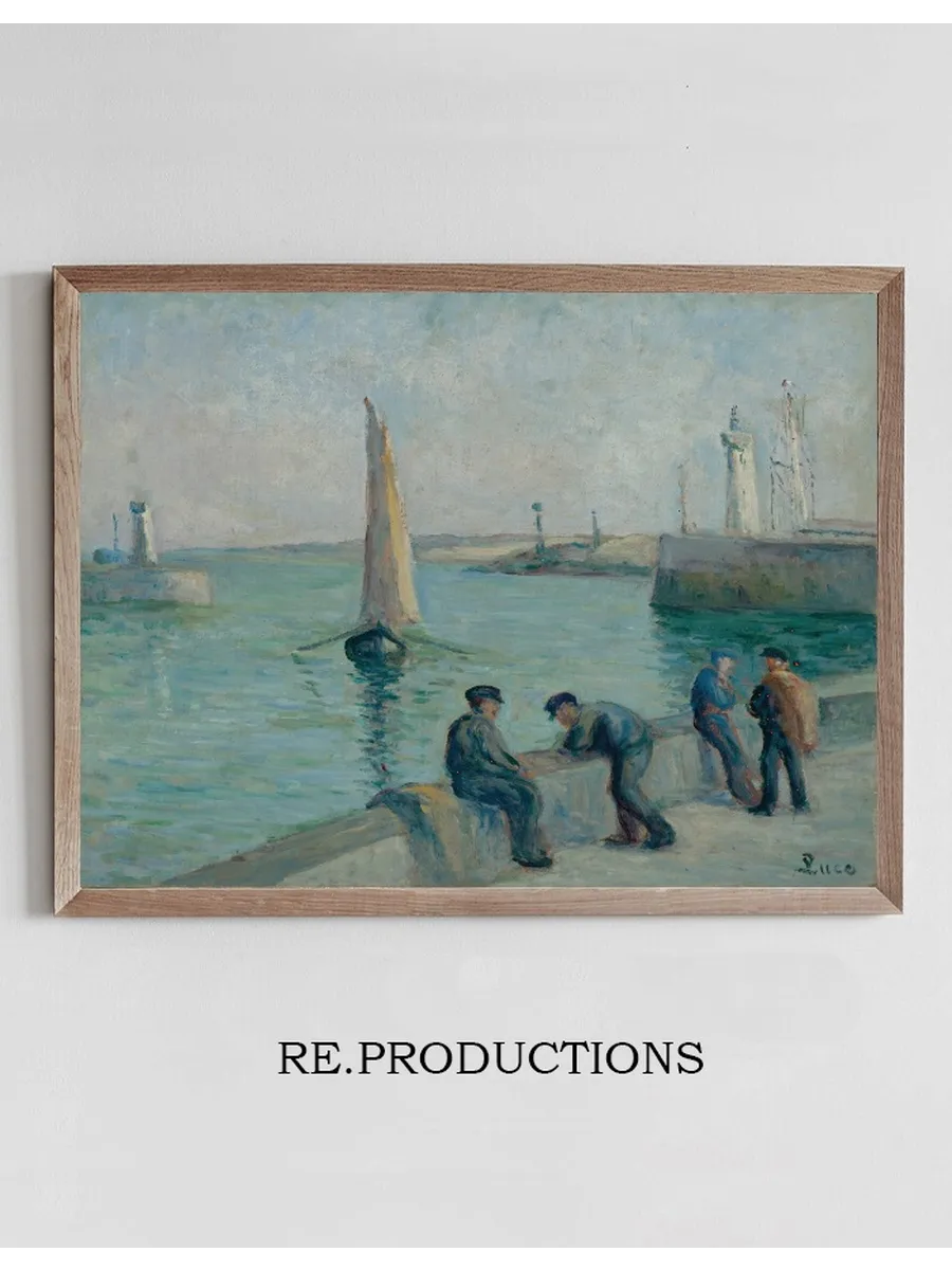 Honfleur, P Cheurs Sur le Port