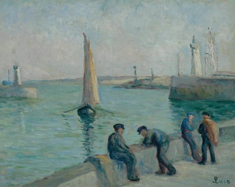 Honfleur, P Cheurs Sur le Port