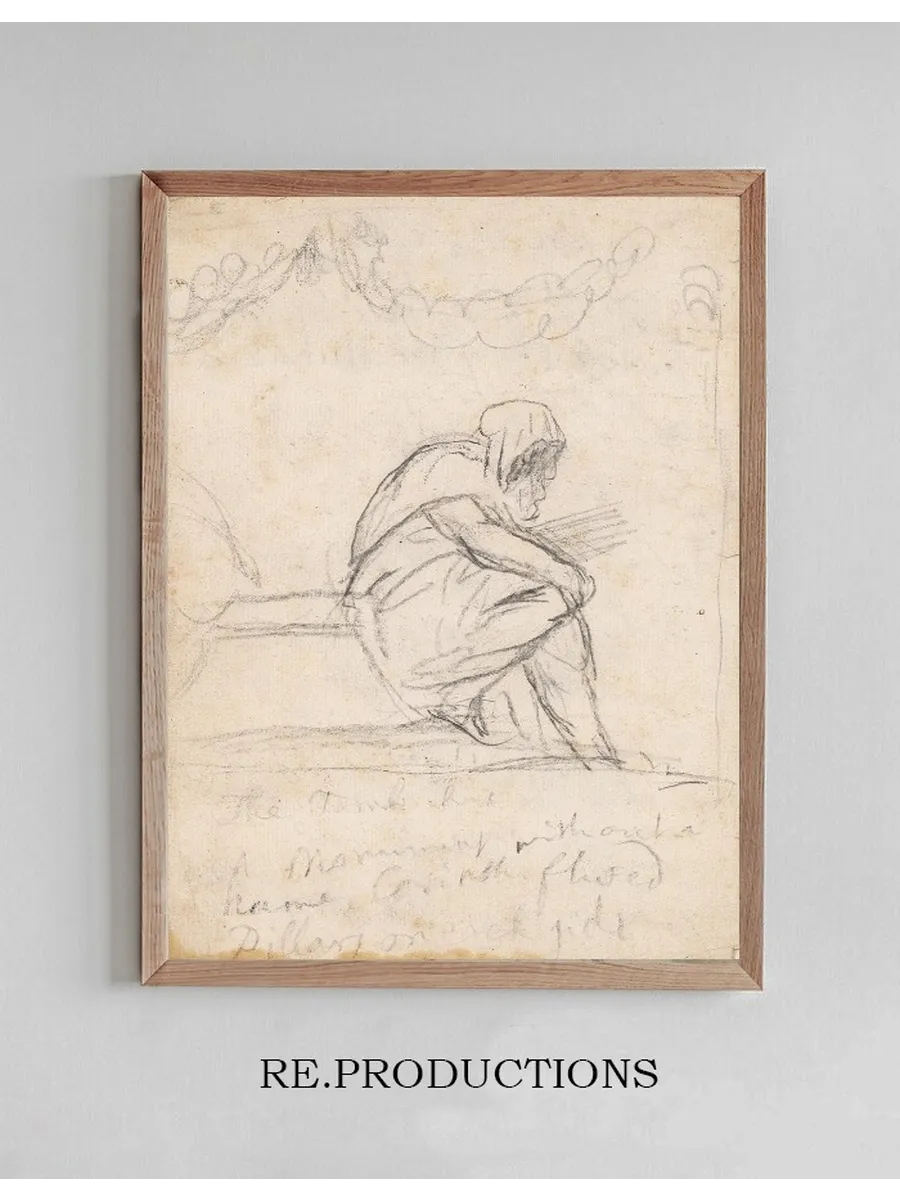 Hooded Figure Seated