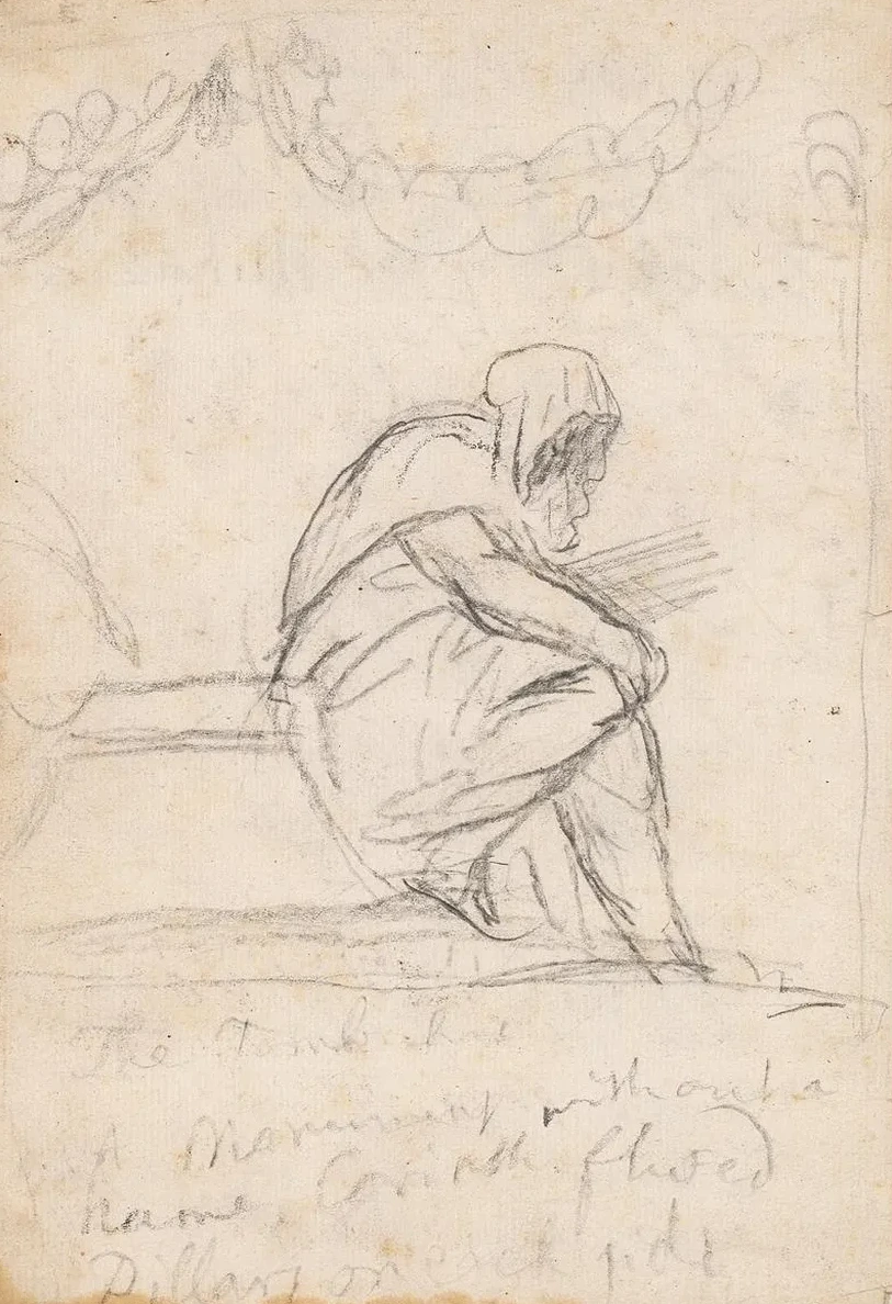 Hooded Figure Seated