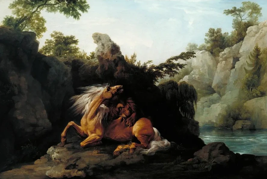Horse Devoured by a Lion
