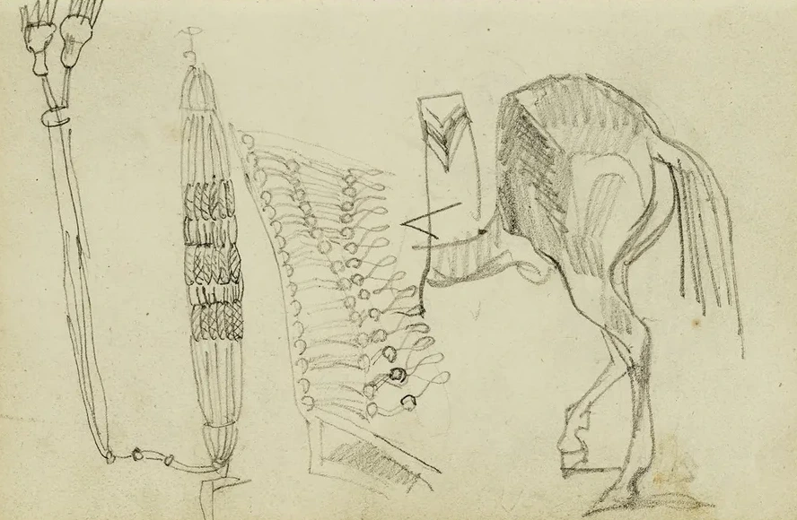 Horse Studies and Tassels