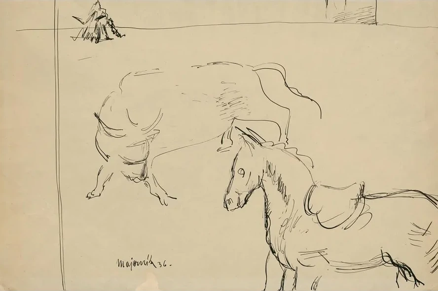 Horse and Bull