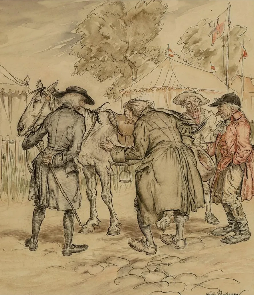 Horse - Trading at a Country Fair