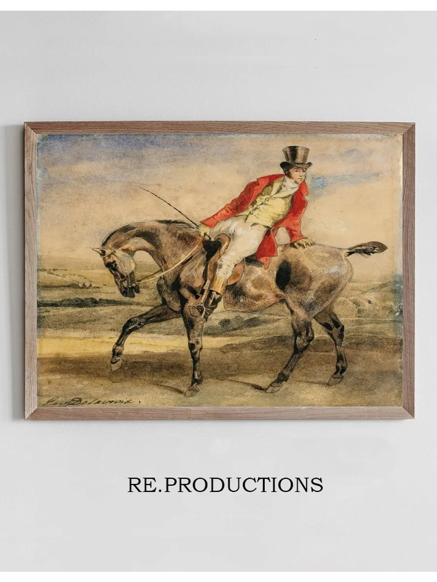 Horseman Wearing a Red Jacket
