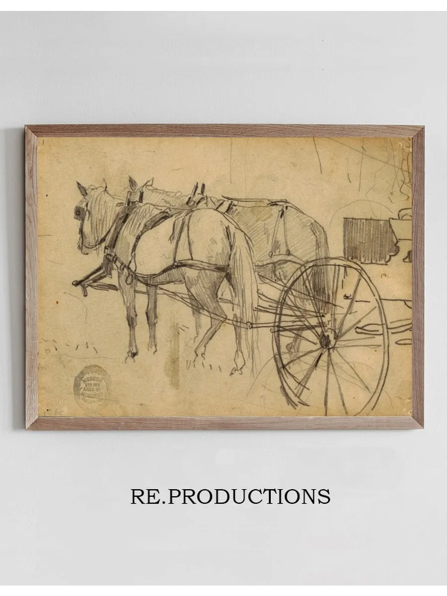 Horses and Wagon (The Picnic Excursion)
