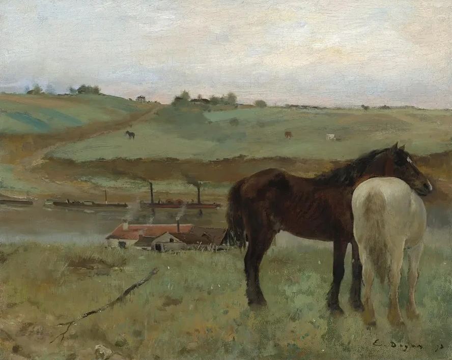 Horses in a Meadow