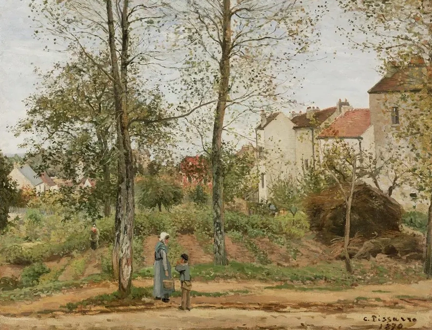 Houses at Bougival (Autumn)