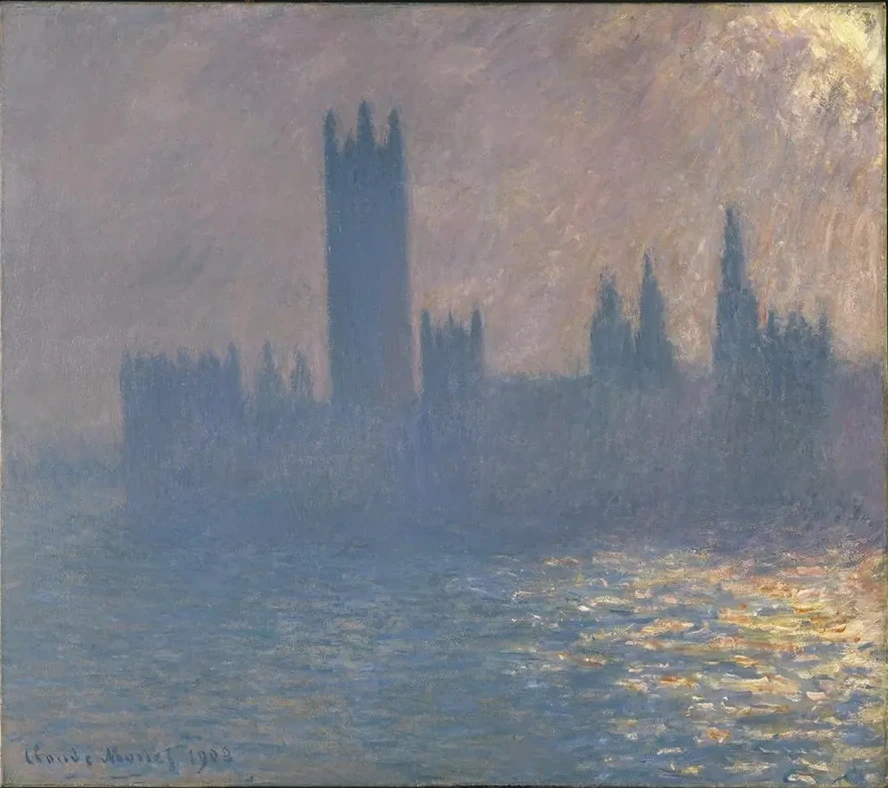 Houses of Parliament, Sunlight Effect (le Parlement, Effet de Soleil)