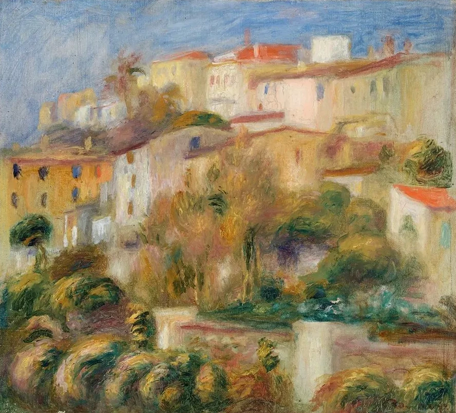 Houses on a Hill (groupe de Maisons Sur Un Coteau)