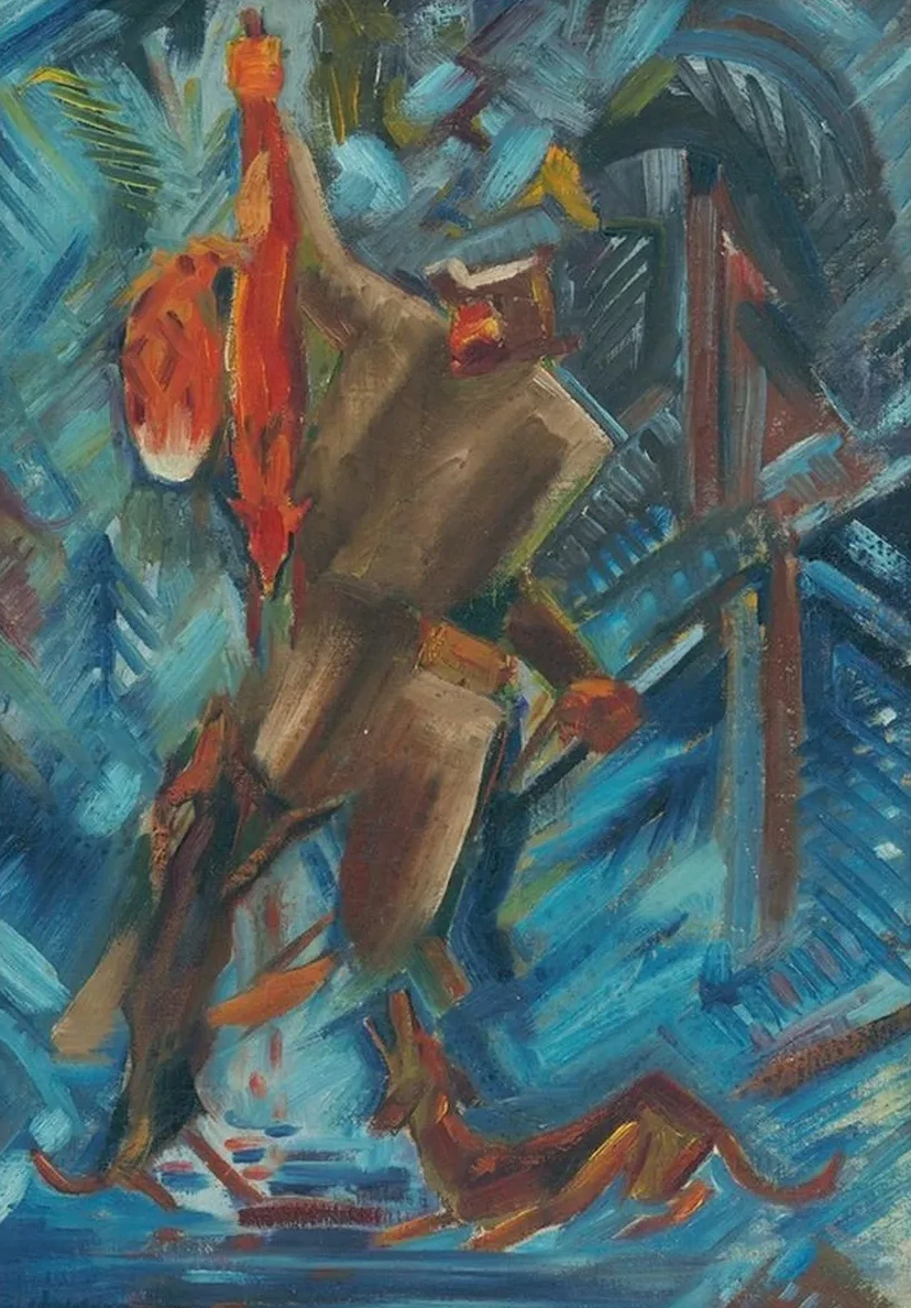 Hunter with a Fox in His Hand
