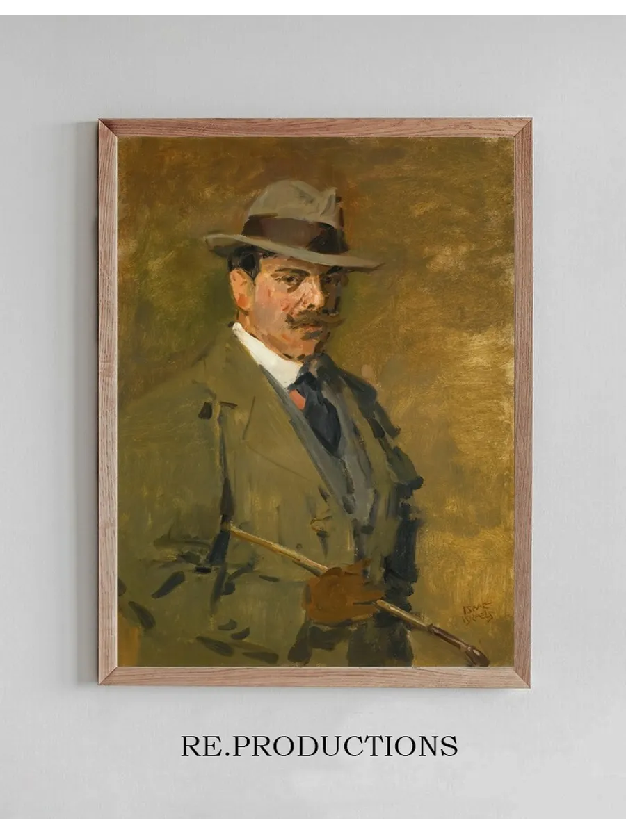 Huntsman Holding a Riding Crop