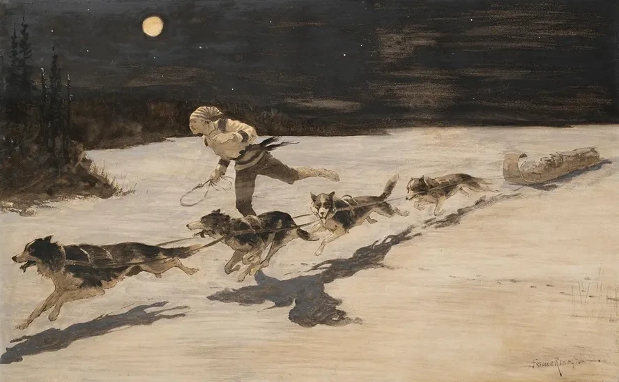 Huskie Dogs on the Frozen Highway (Talking Musquash)