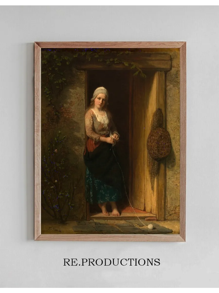 Ida, the Fisherman's Daughter at the Doorway