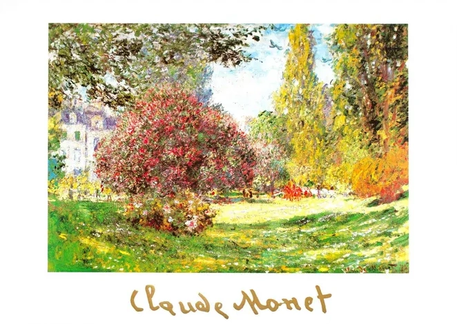 Il Parco Monceau 1876