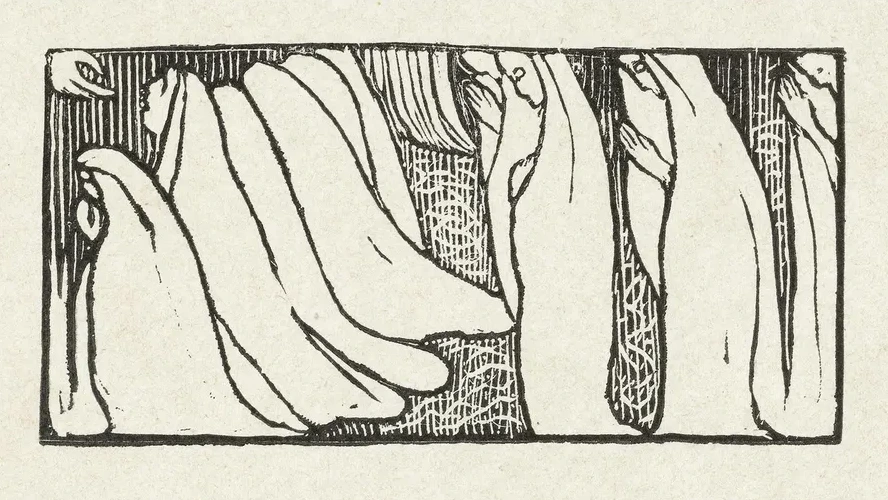 Illustratie Bij Gedicht Uit Dichtbundel Sagesse van Paul Verlaine