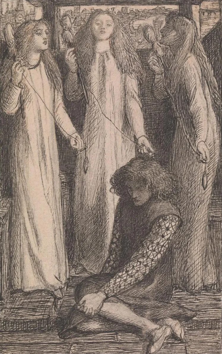 Illustration to the Maids of Elfen - Mere
