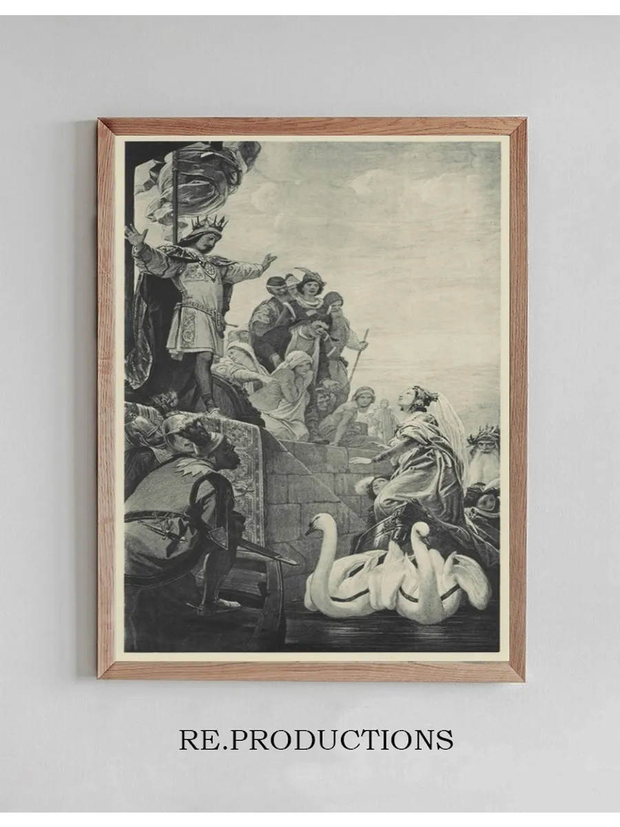 Illustration Zu Dem M Hrchen Vom Rhein Und Dem M Ller Radlauf
