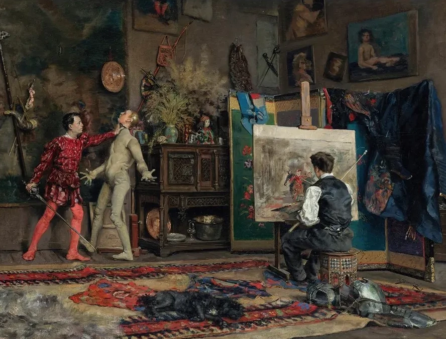 In The Artist's Studio