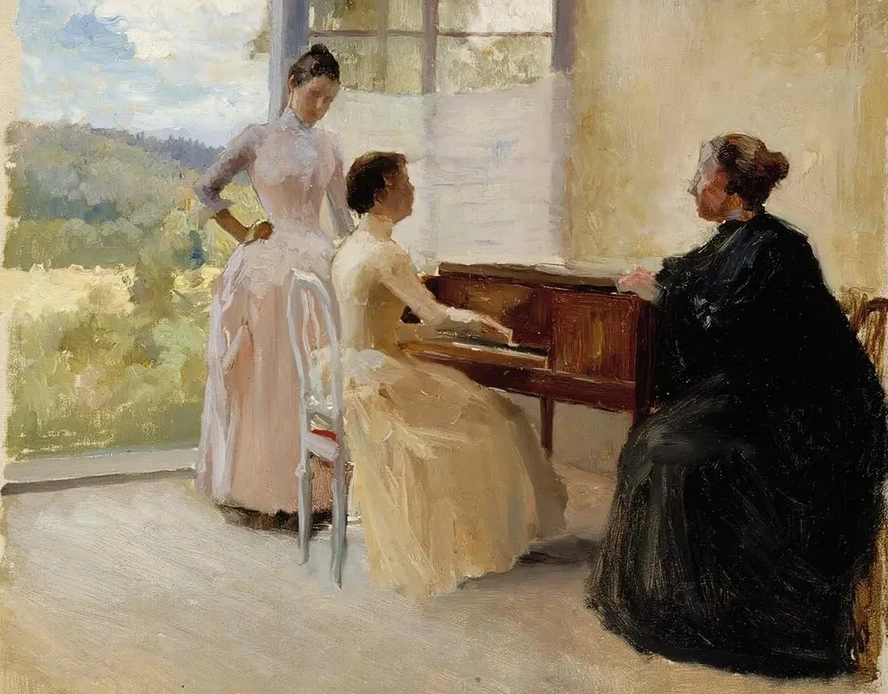 In The Drawing Room At Haikko, Study