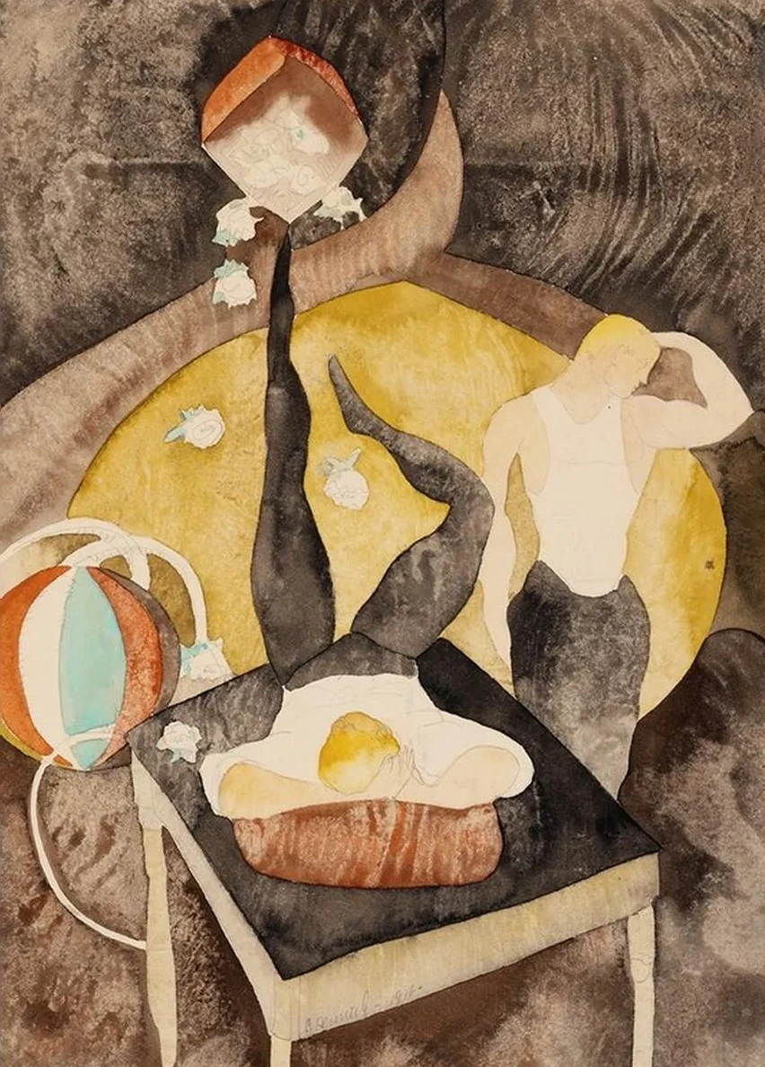 In Vaudeville Two Acrobat - Jugglers
