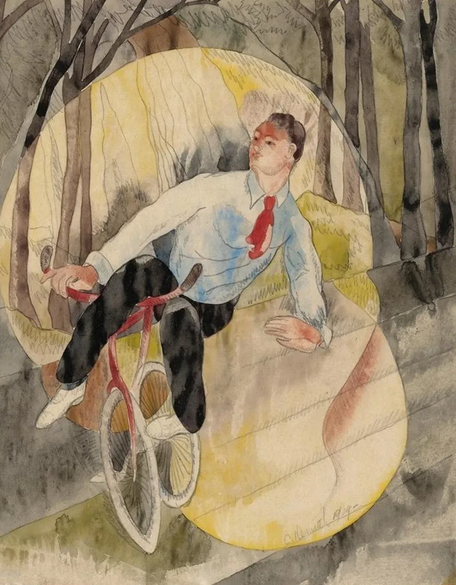 In Vaudeville, the Bicycle Rider