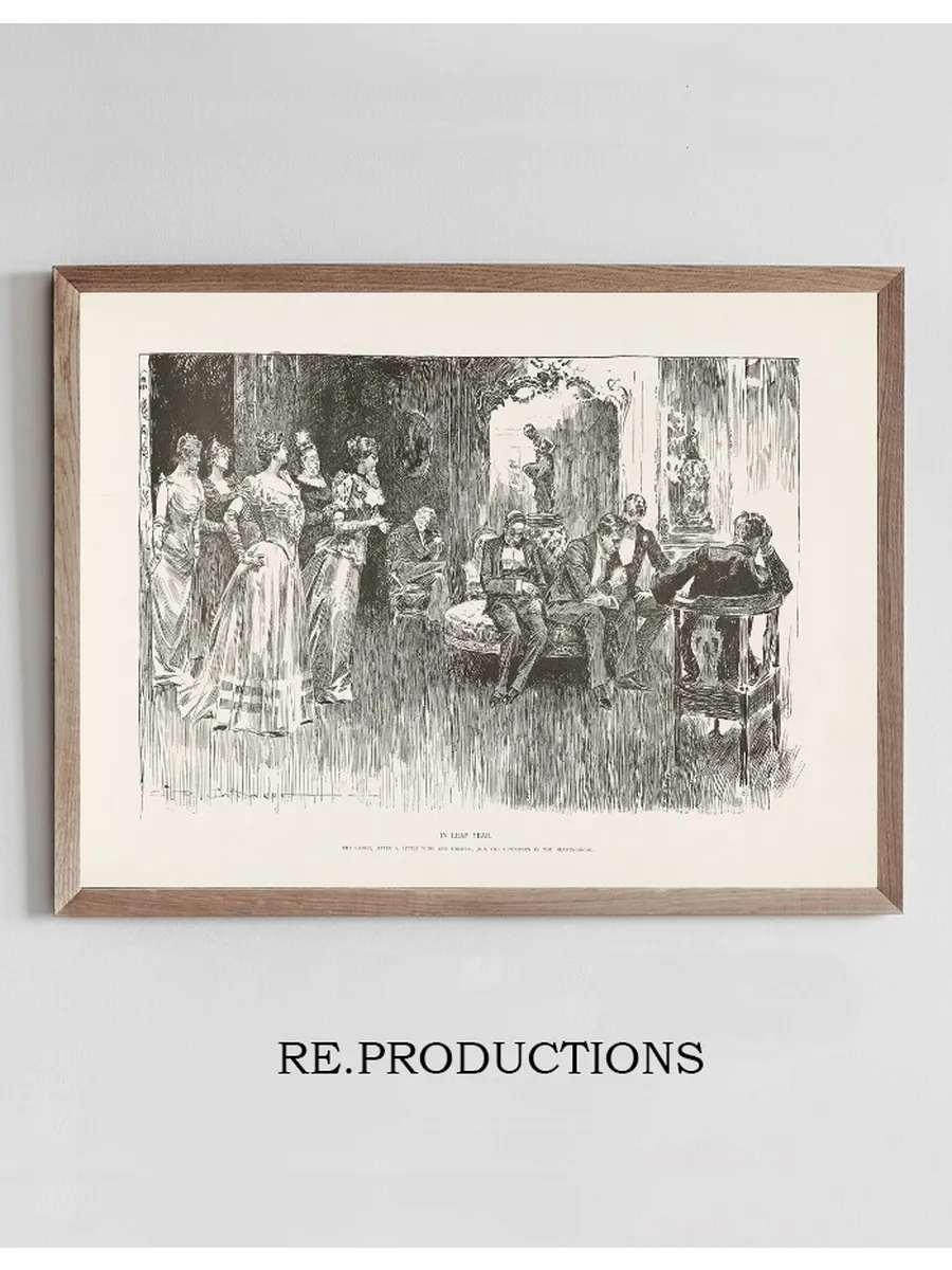 In Leap Year the Ladies, After a Little Wine and Tobacco, Join the Gentlemen in the Drawing Room