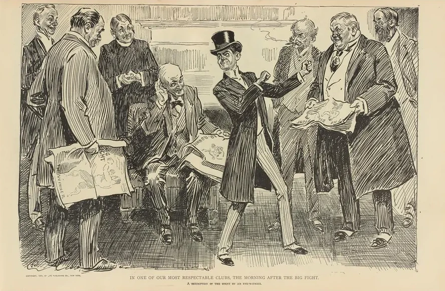 In One of Our Most Respectable Clubs, the Morning After the Big Fight