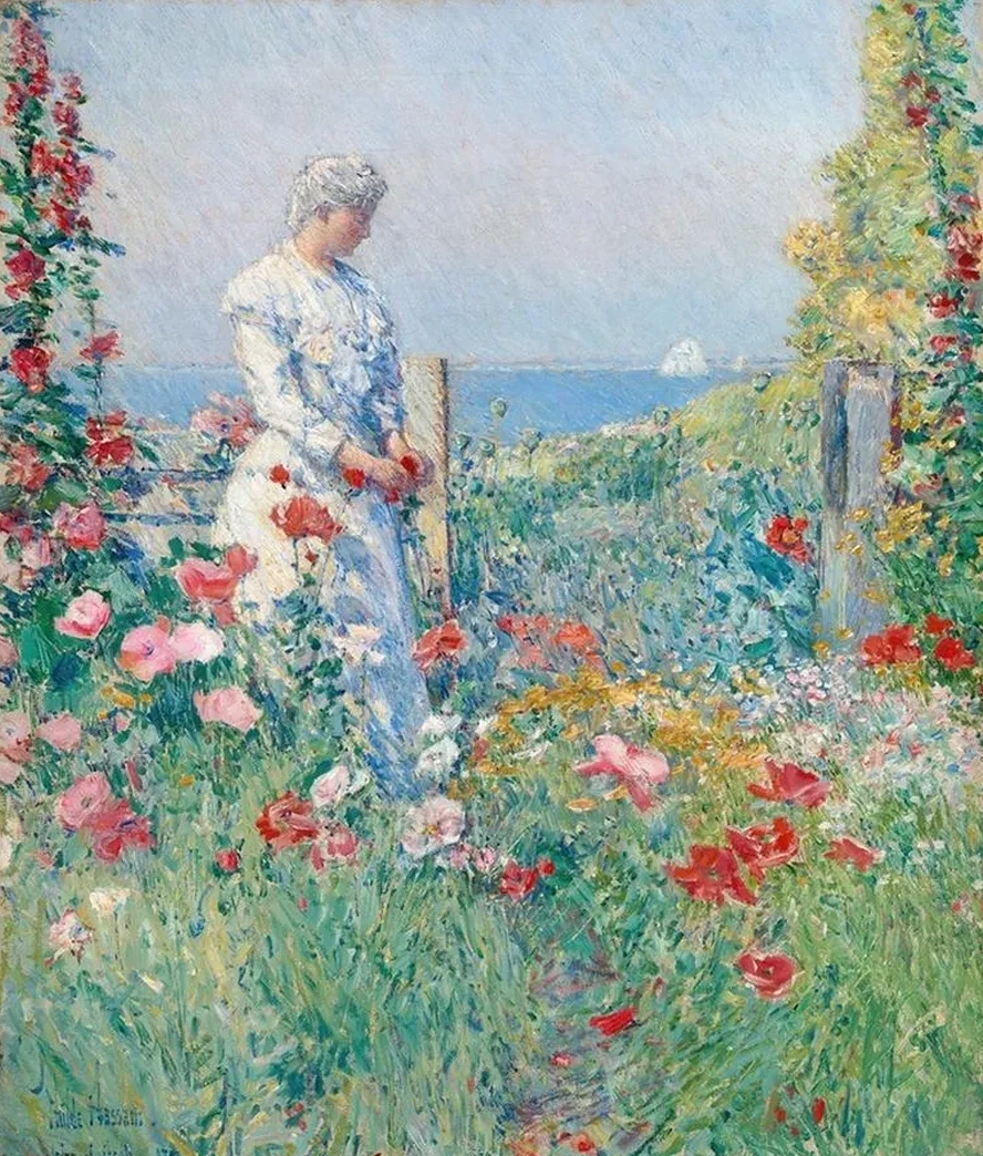 In the Garden (Celia Thaxter in Her Garden)
