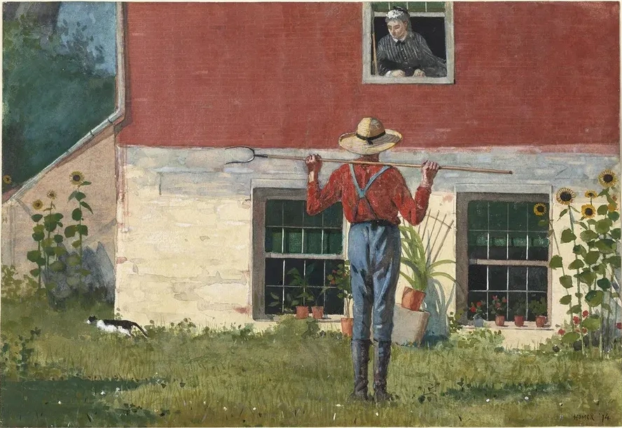 In the Garden (Rustic Courtship)