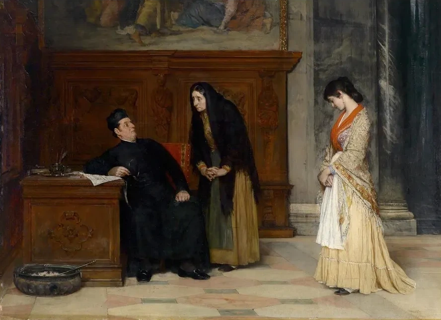 In the Sacristy