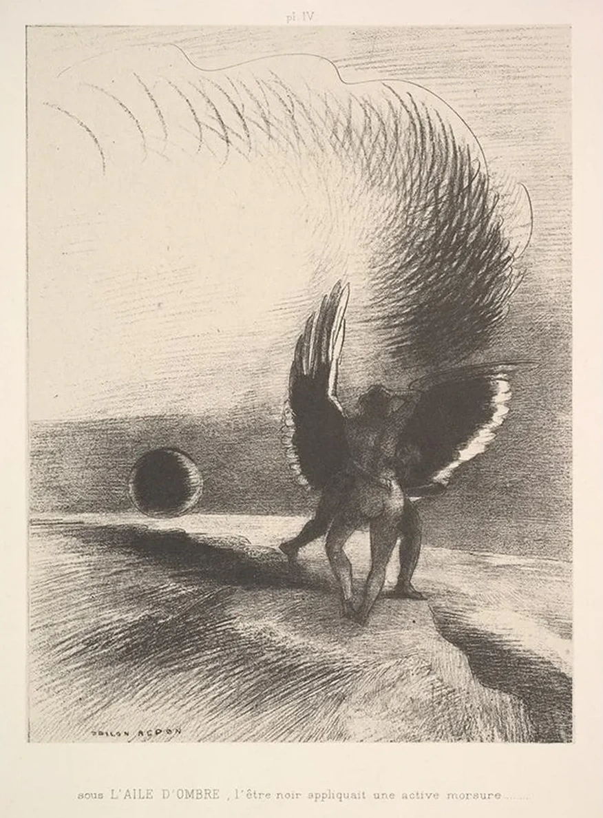 In the Shadow of the Wing, the Black Creature Bit